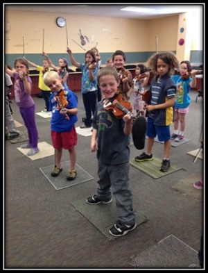 Violin students