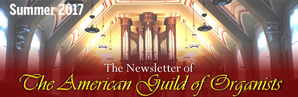 American Guild of Organists Newsletter
